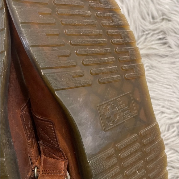 Dr. Martens Tan Leather Slip-Ons - Picture 5 of 5